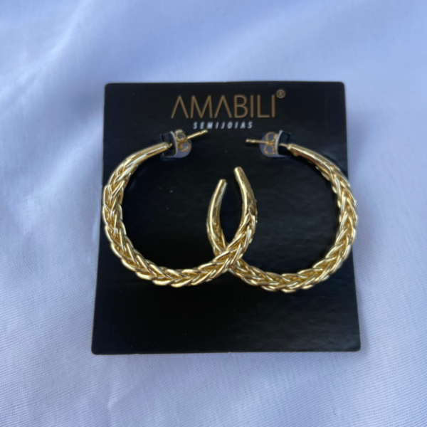 Argola trançada